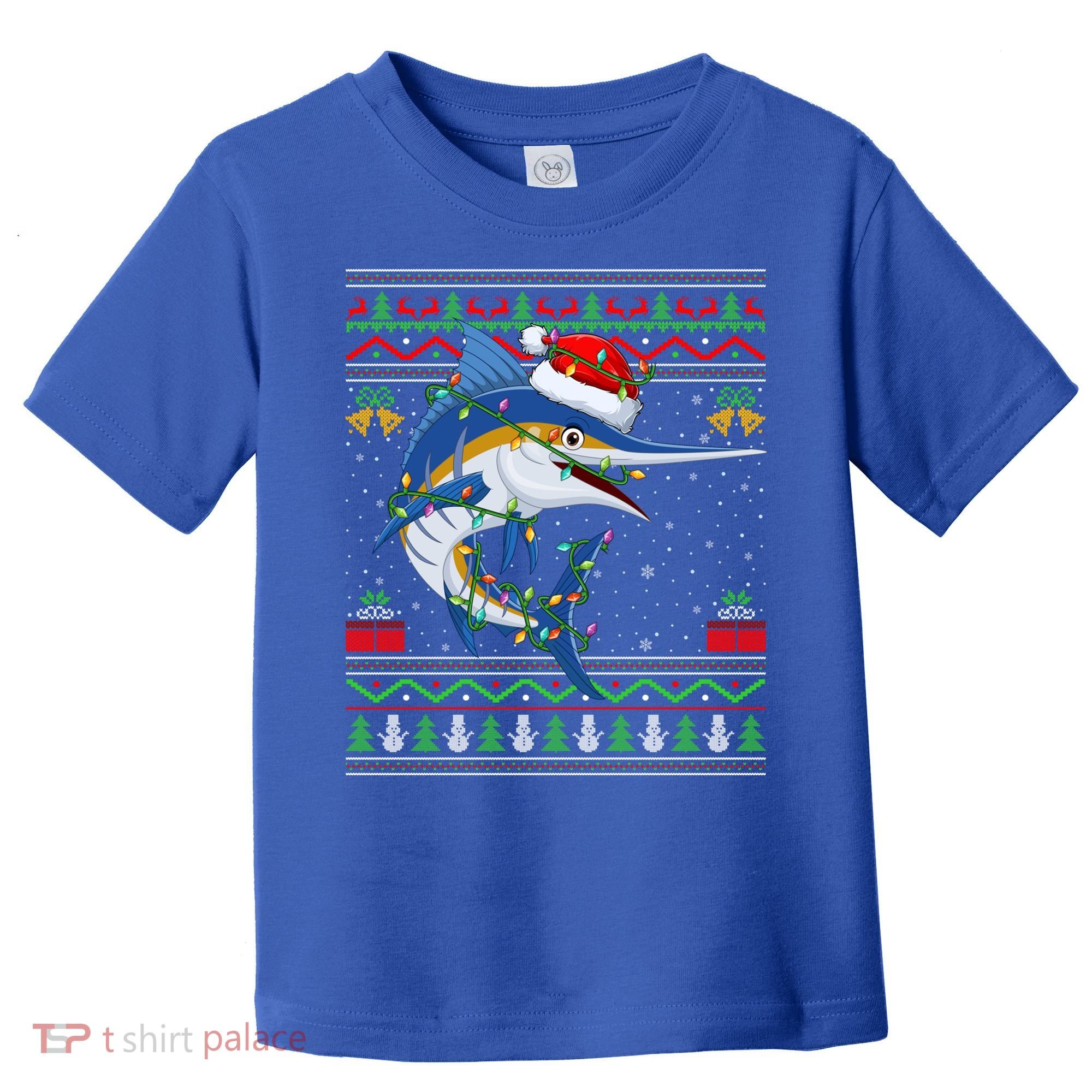 Marlin Fish Lover Matching Ugly Marlin Christmas Meaningful Gift Toddler T-Shirt