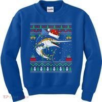 Marlin Fish Lover Matching Ugly Marlin Christmas Meaningful Gift Kids Sweatshirt thumb 0