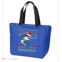 Marlin Fish Lover Matching Ugly Marlin Christmas Meaningful Gift Tote Bag thumb 3