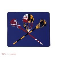 Maryland Flag Lacrosse College LAX Stick Mousepad thumb 0