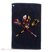 Maryland Flag Lacrosse College LAX Stick Golf Towel thumb 0
