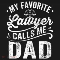 My Favorite Lawyer Calls Me Dad Fathers Day Ornament thumb 1