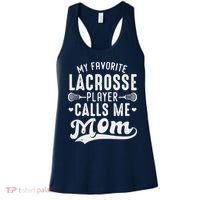 My Favorite Lacrosse Player Calls Me Mom MotherS Day Women's Tank Top thumb 0