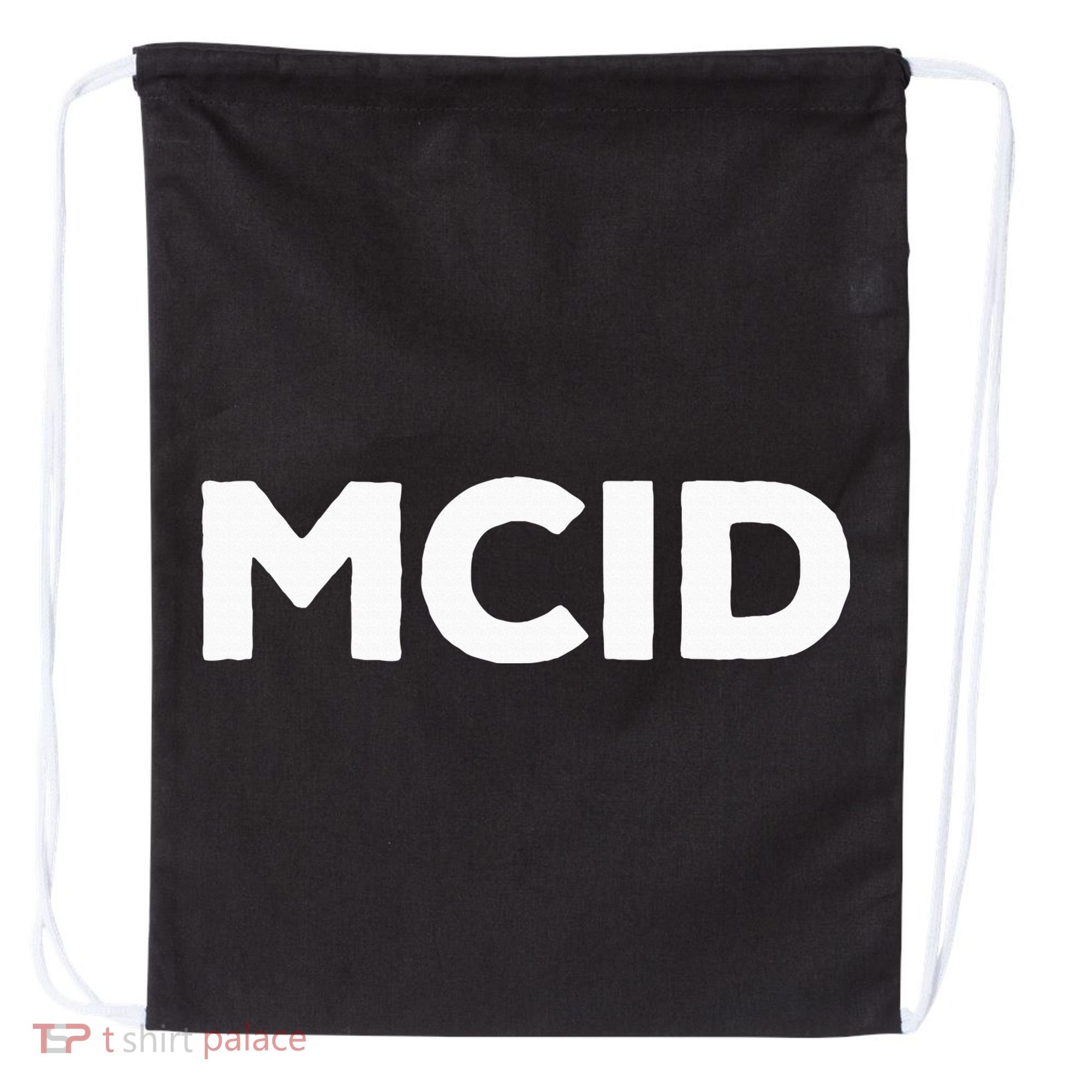 Music Fans Mcid My Crew Is Drawstring Bag