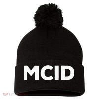 Music Fans Mcid My Crew Is Pom Pom 12in Knit Beanie thumb 0