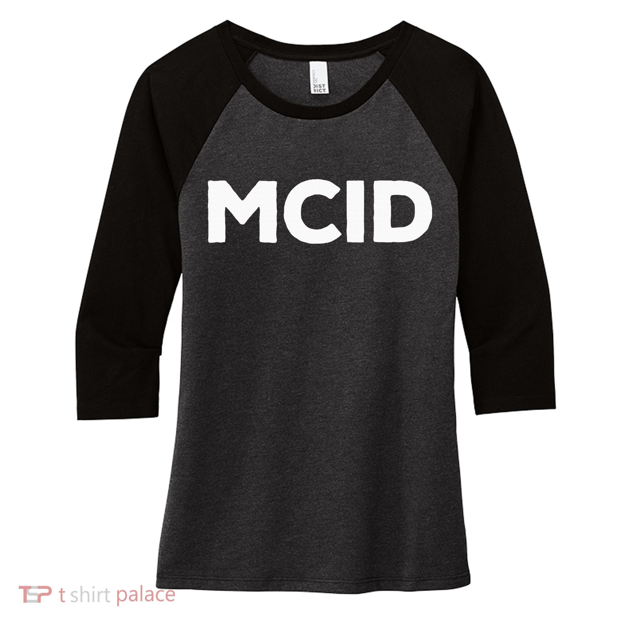 Music Fans Mcid My Crew Is Women's Tri-Blend 3/4-Sleeve Raglan Shirt
