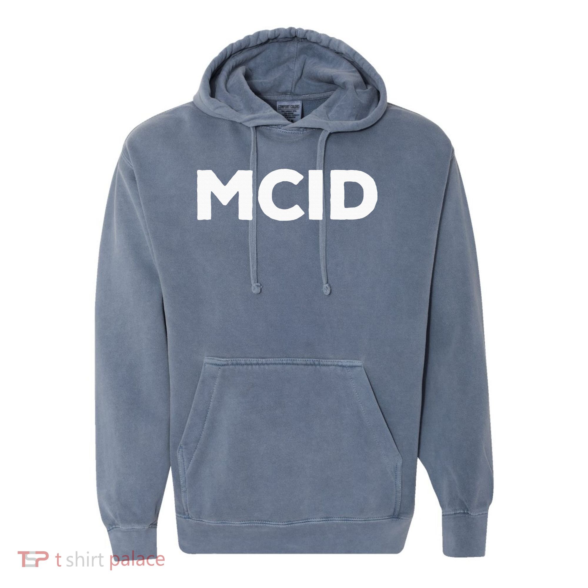 Music Fans Mcid My Crew Is Comfort Colors Garment-Dyed Hooded Sweatshirt
