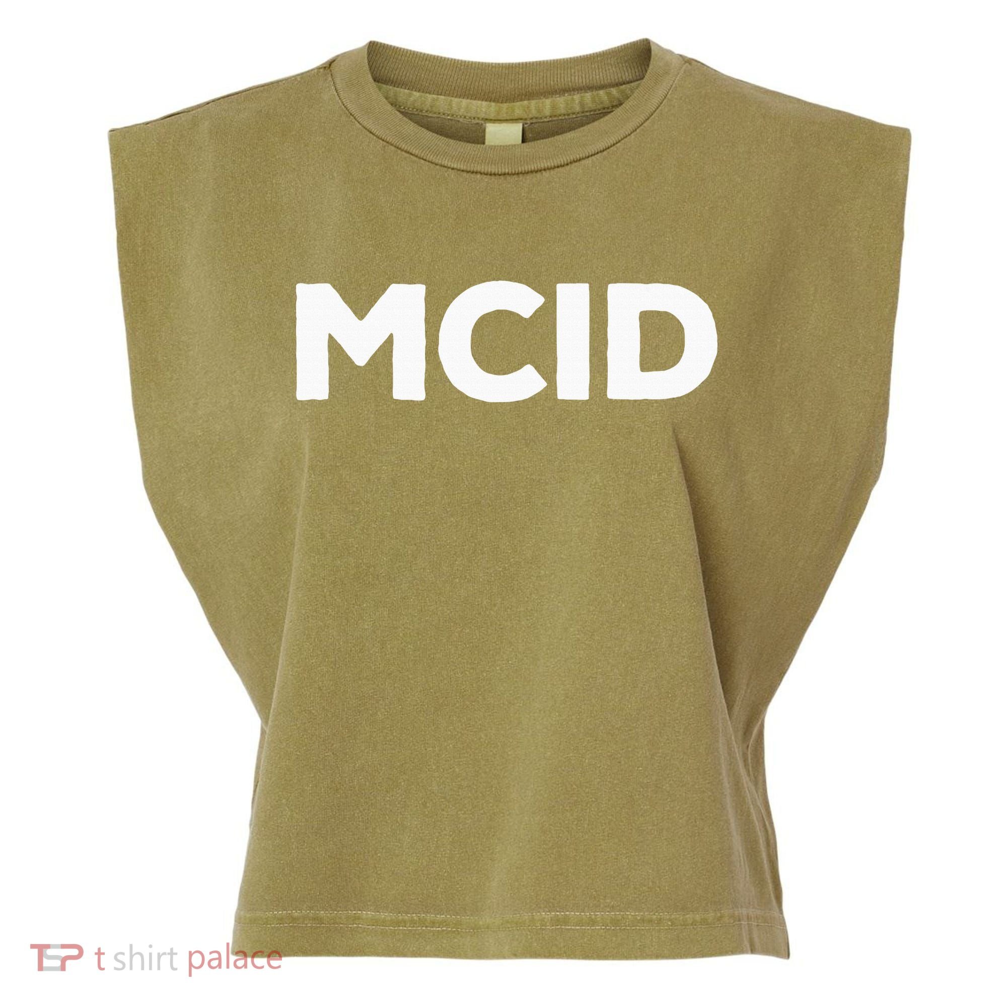 Music Fans Mcid My Crew Is Garment-Dyed Women's Muscle Tee