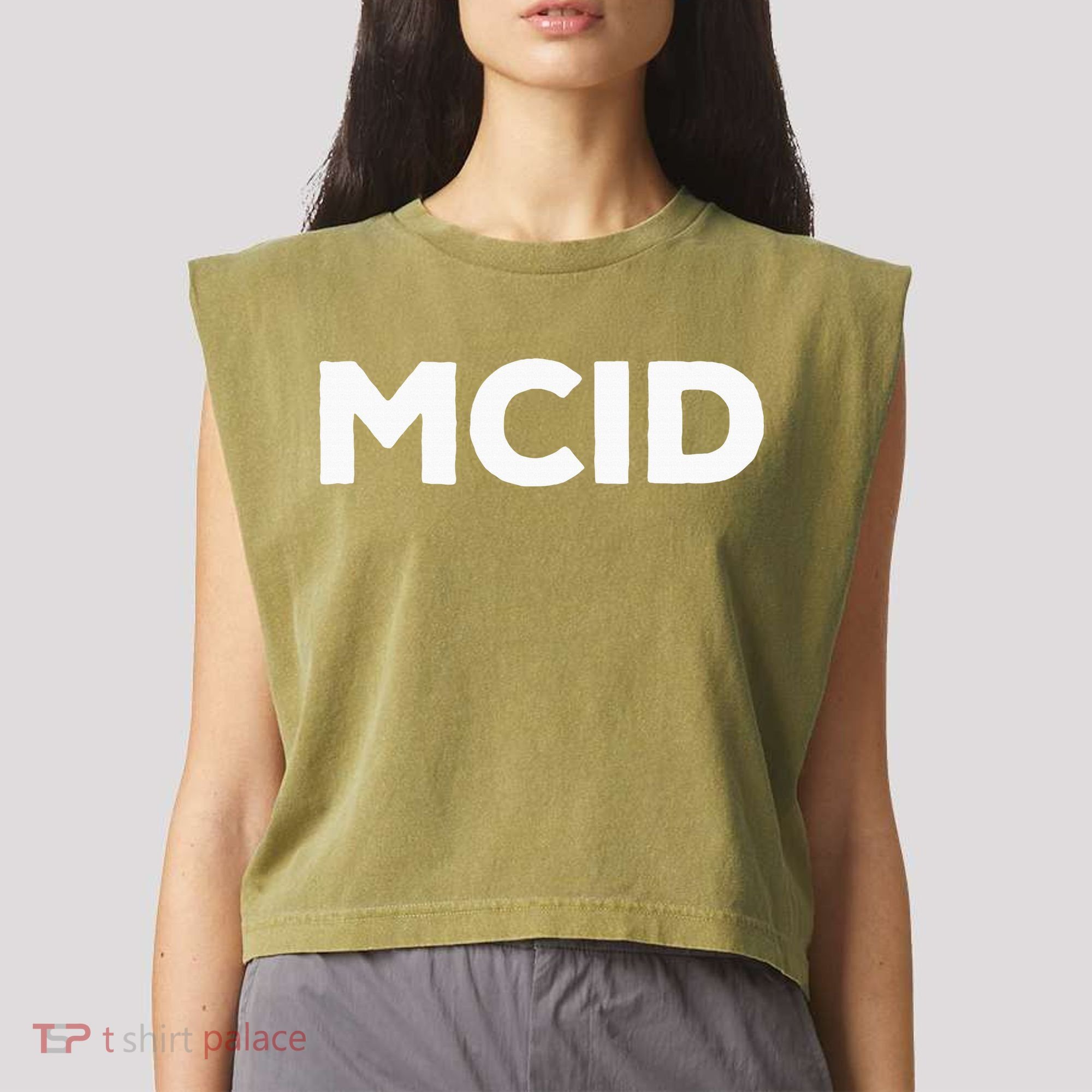 Music Fans Mcid My Crew Is Garment-Dyed Women's Muscle Tee