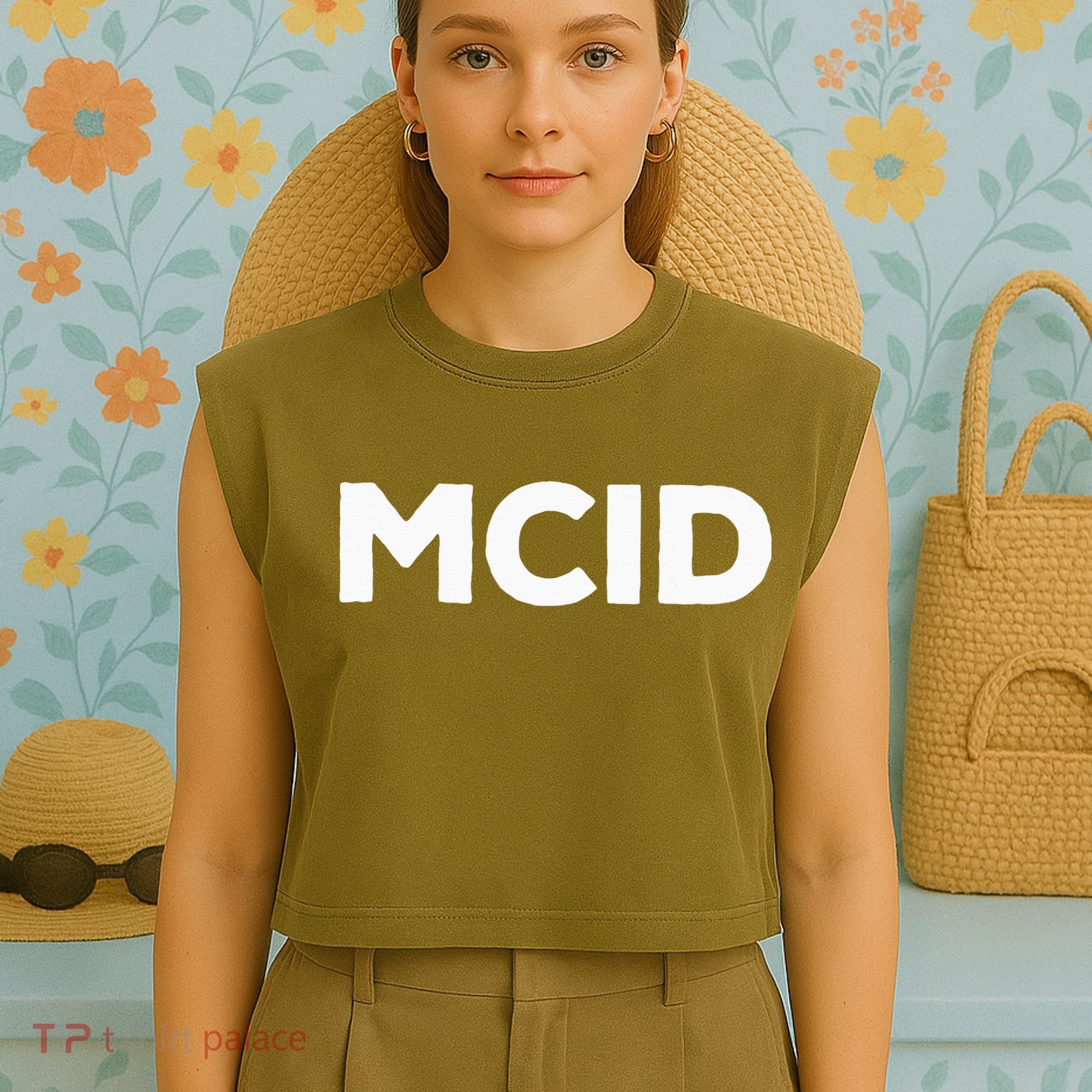 Music Fans Mcid My Crew Is Garment-Dyed Women's Muscle Tee