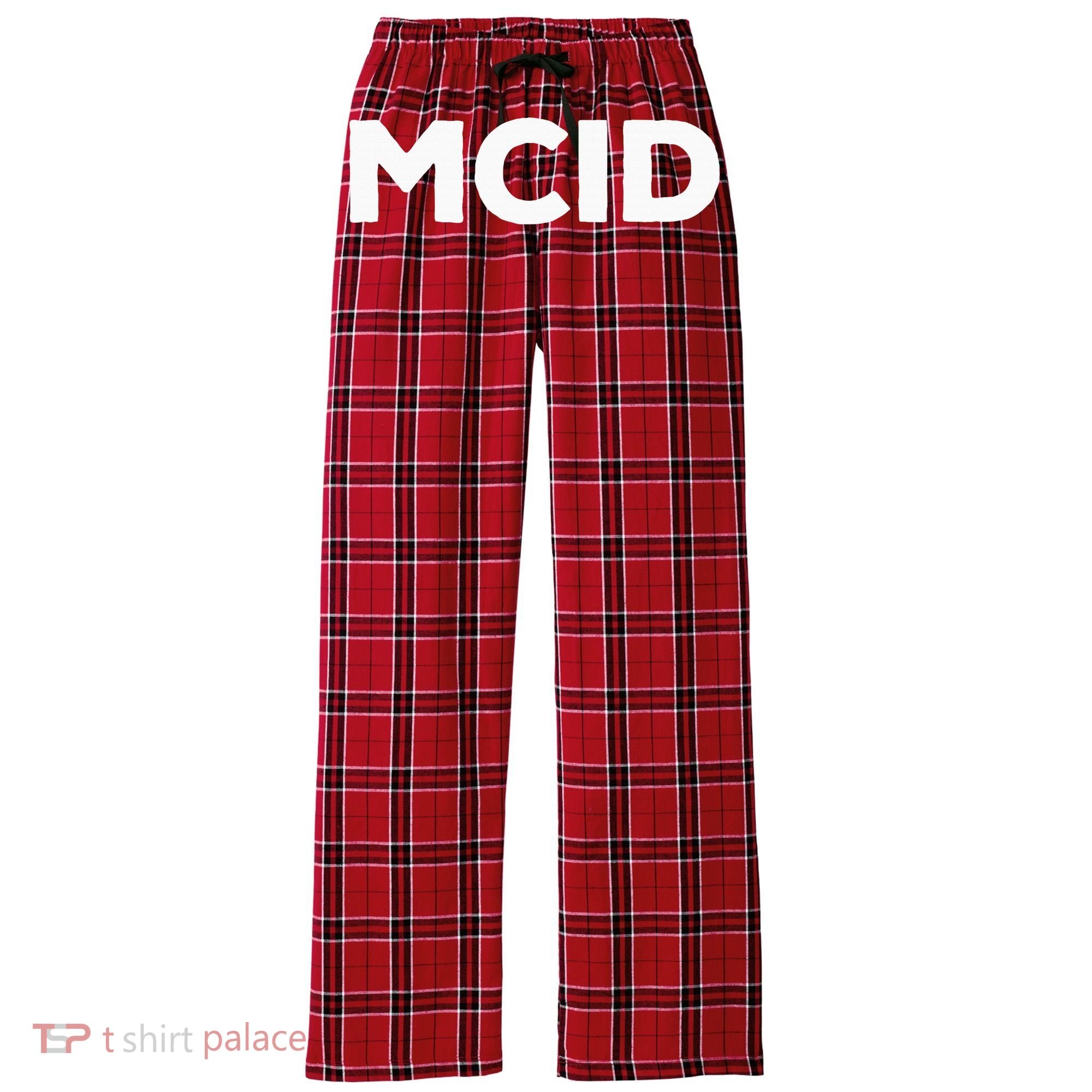 Music Fans Mcid My Crew Is Women's Flannel Plaid Pajama Pants