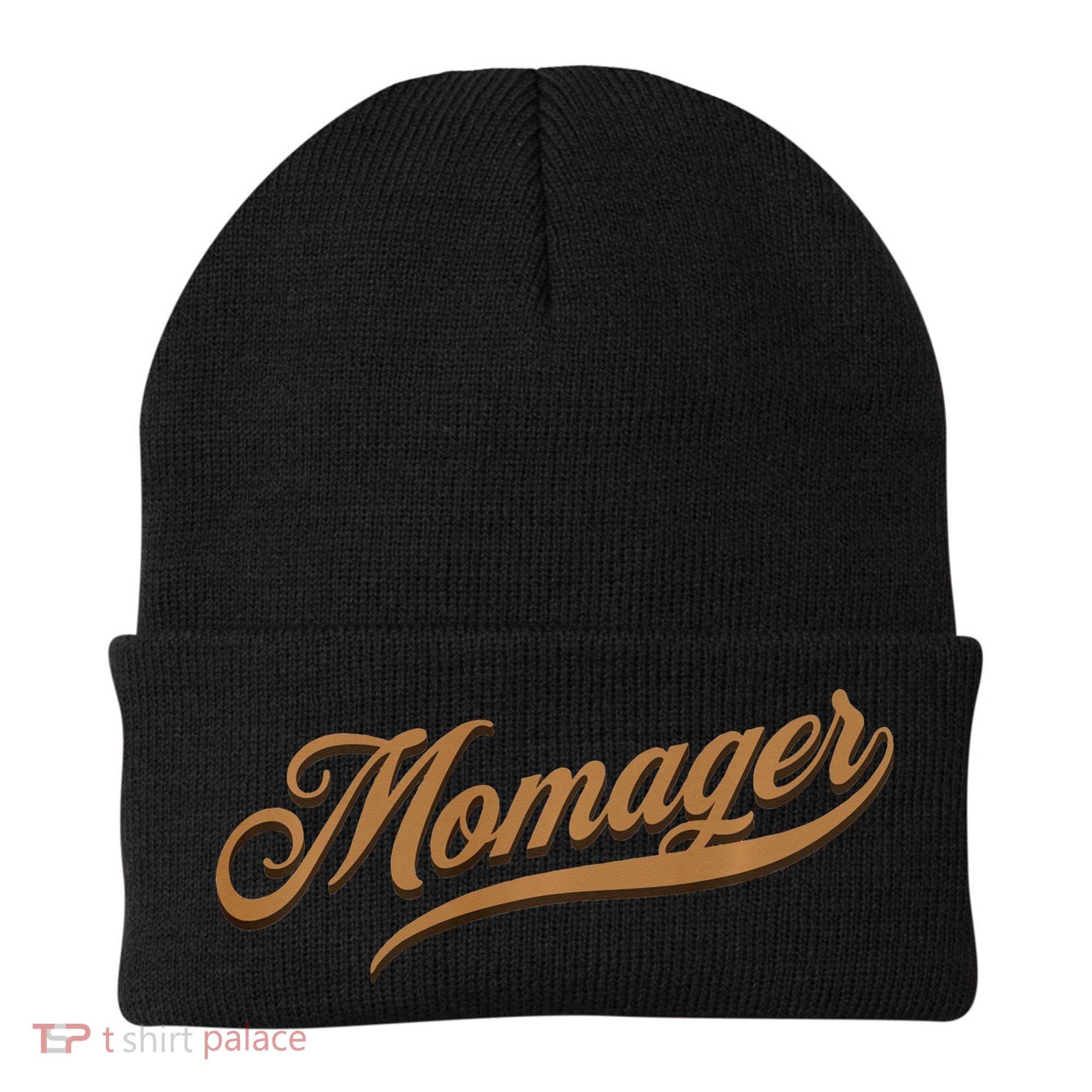 Momager Funny Mom Manager Mother's Day Beanie