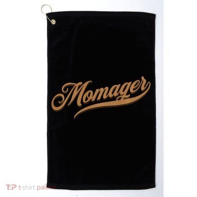 Momager Funny Mom Manager Mother's Day Golf Towel