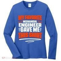 My Favorite Mechanical Engineer Gave Me This Gift Women's Long Sleeve Shirt thumb 0