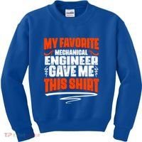 My Favorite Mechanical Engineer Gave Me This Gift Kids Sweatshirt thumb 0