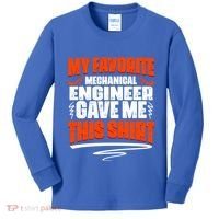 My Favorite Mechanical Engineer Gave Me This Gift Kids Long Sleeve Shirt thumb 0