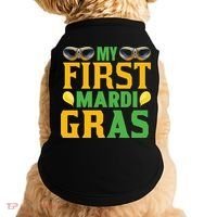 My First Mardi Gras Doggie Tank thumb 0