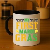 My First Mardi Gras Coffee Mug thumb 4