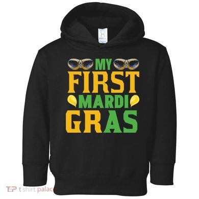 My First Mardi Gras Toddler Hoodie
