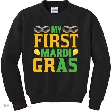 My First Mardi Gras Kids Sweatshirt