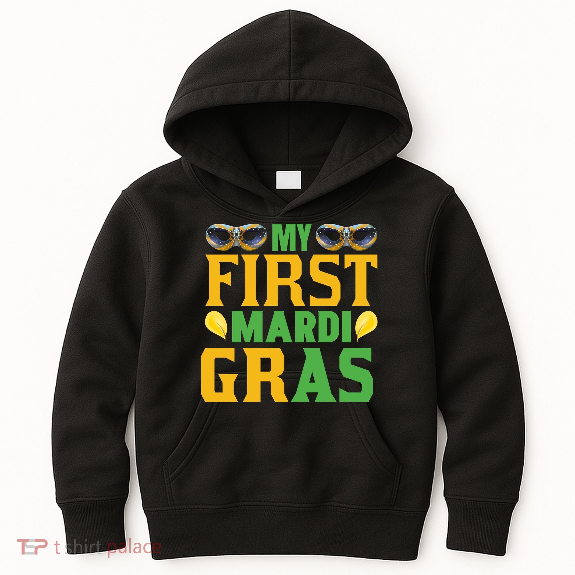 My First Mardi Gras Kids Hoodie