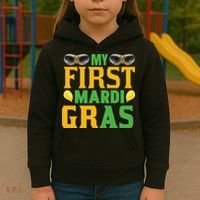 My First Mardi Gras Kids Hoodie thumb 3