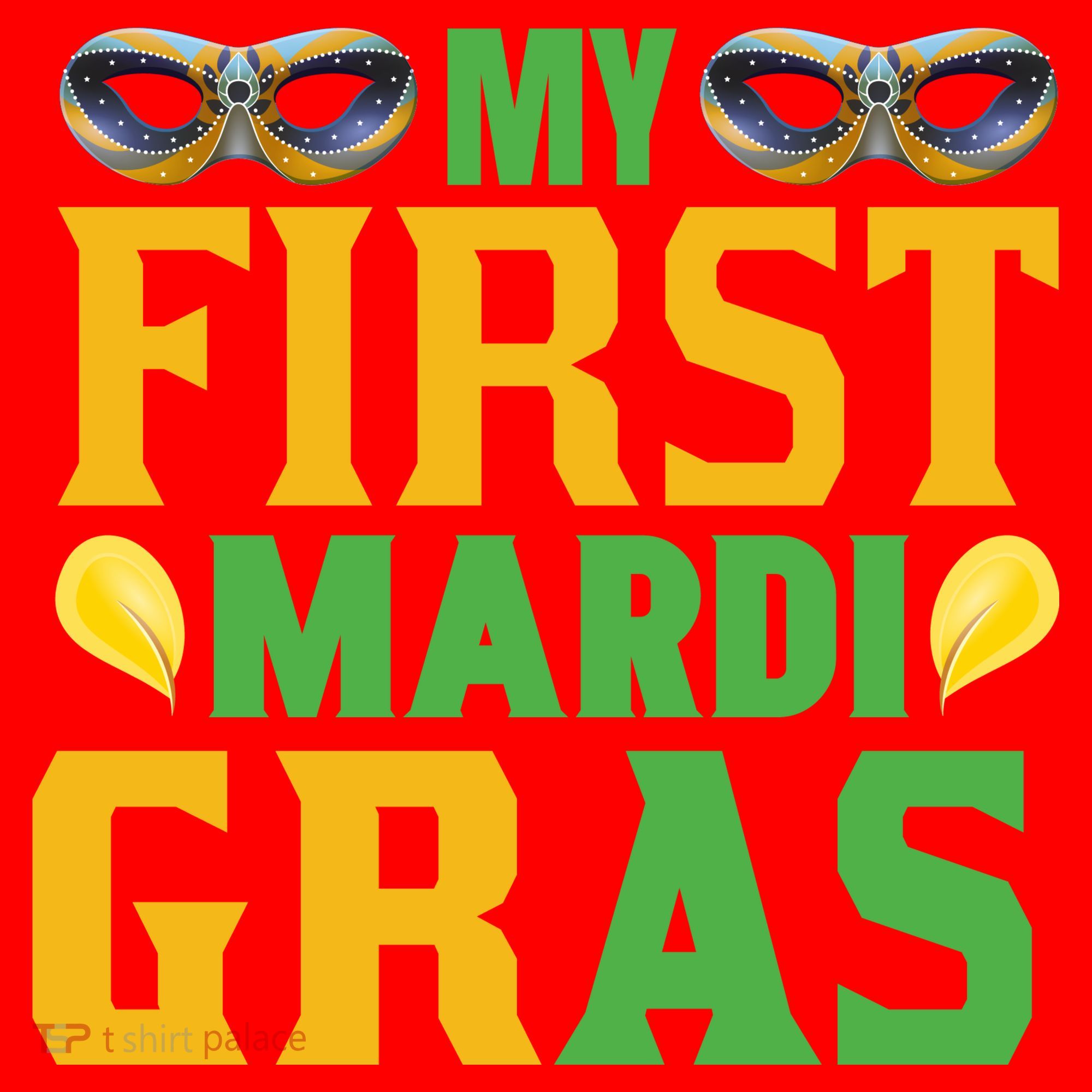 My First Mardi Gras Santa Hat