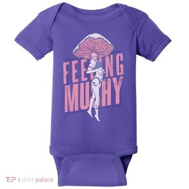 Mushroom Female Baby Bodysuit