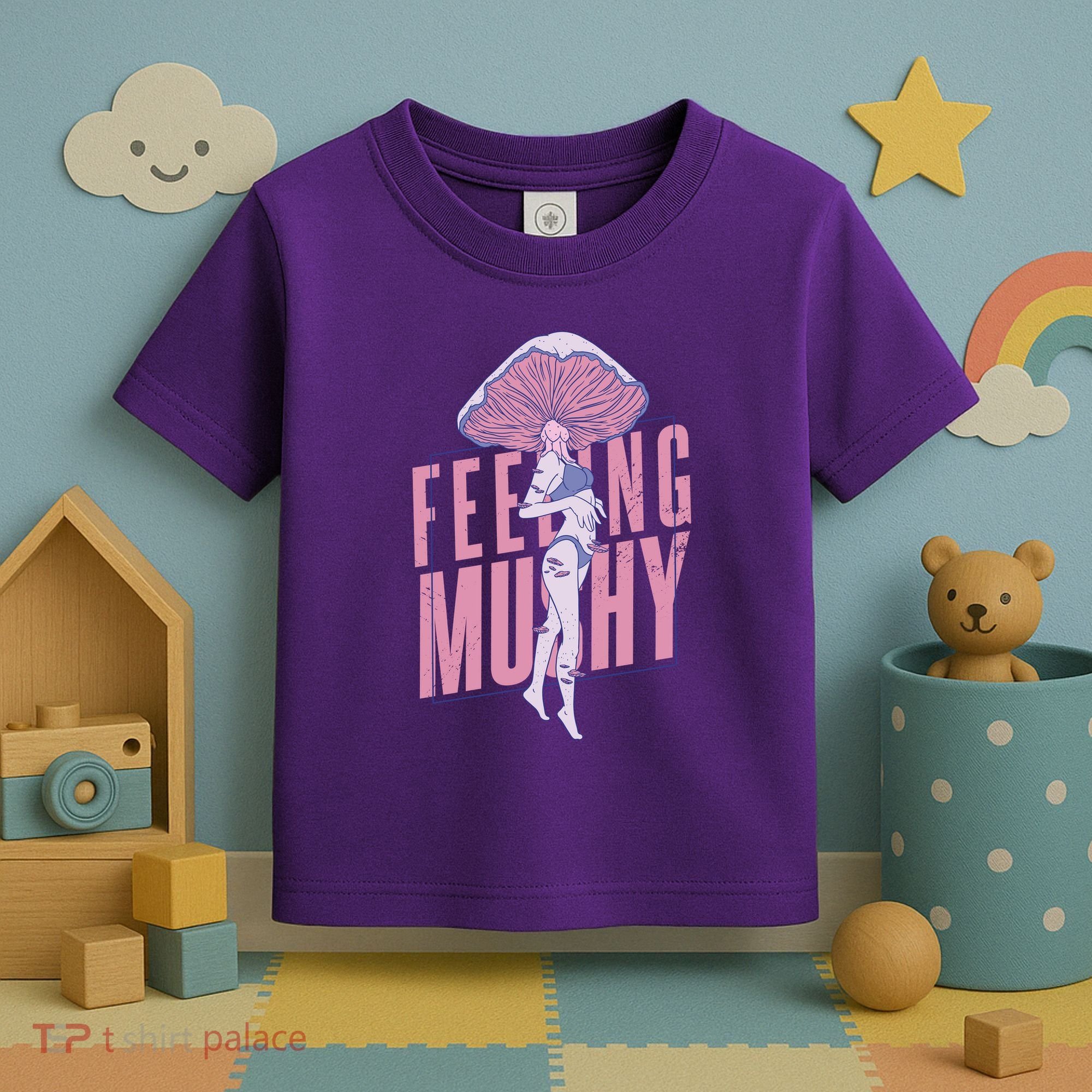 Mushroom Female Toddler T-Shirt