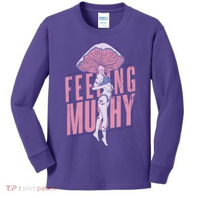 Mushroom Female Kids Long Sleeve Shirt