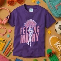 Mushroom Female Kids T-Shirt thumb 3
