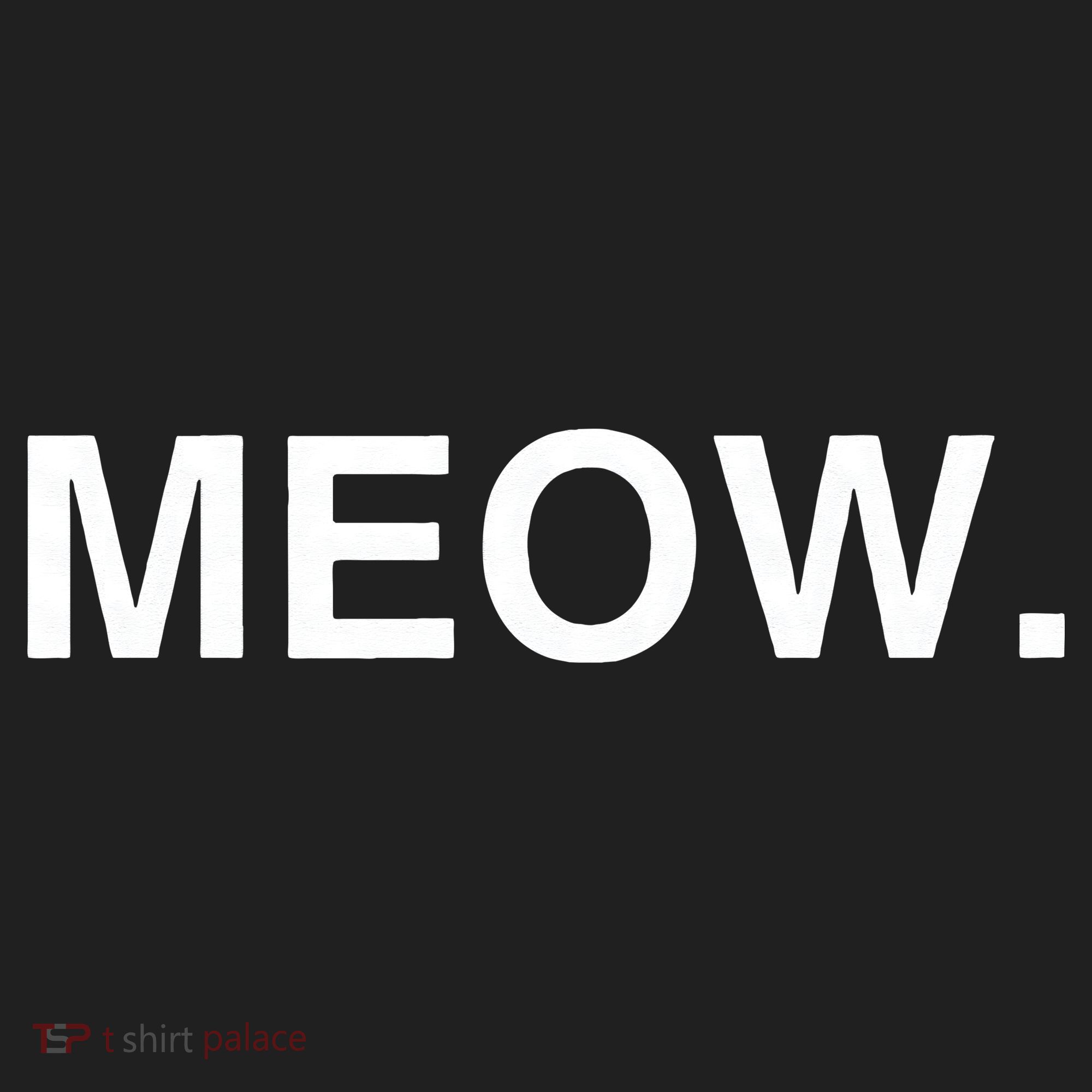 Meow Funny Minimalist Pet Kitten Cat Lover Gift Women's Sweatshirt
