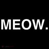 Meow Funny Minimalist Pet Kitten Cat Lover Gift Visor thumb 3
