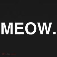 Meow Funny Minimalist Pet Kitten Cat Lover Gift Kids Long Sleeve Shirt thumb 2
