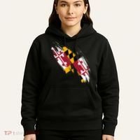 Maryland Flag Marylander Maryland Flag State Pride Hoodie thumb 5