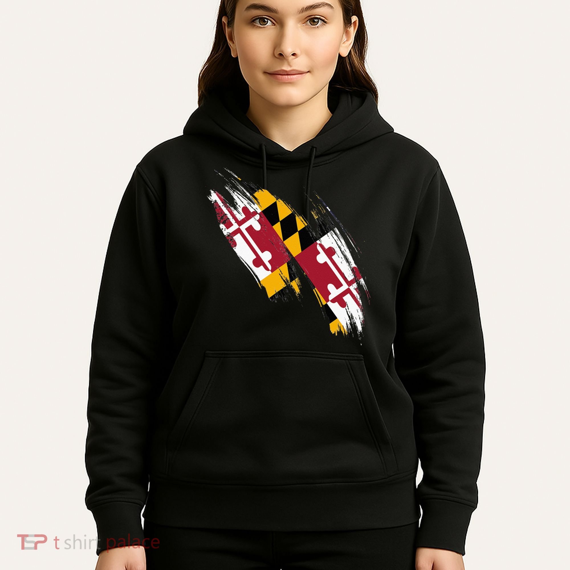 Maryland Flag Marylander Maryland Flag State Pride Hoodie