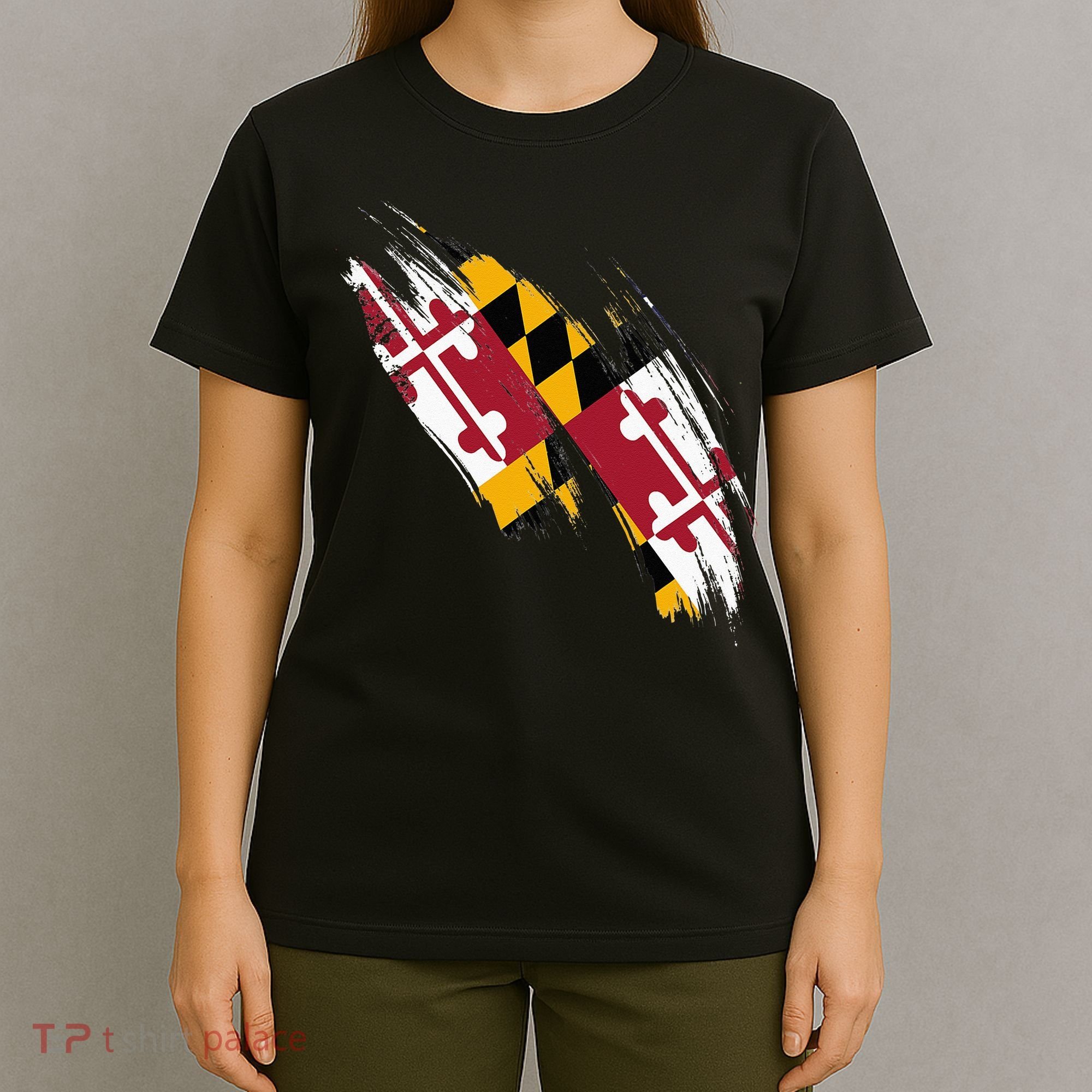 Maryland Flag Marylander Maryland Flag State Pride T-Shirt