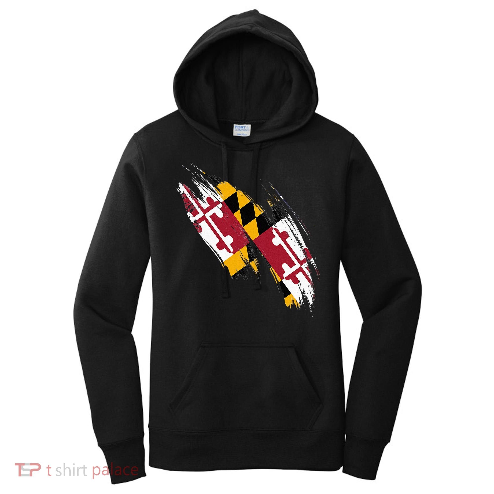 Maryland Flag Marylander Maryland Flag State Pride Women's Hoodie