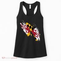 Maryland Flag Marylander Maryland Flag State Pride Women's Tank Top thumb 0