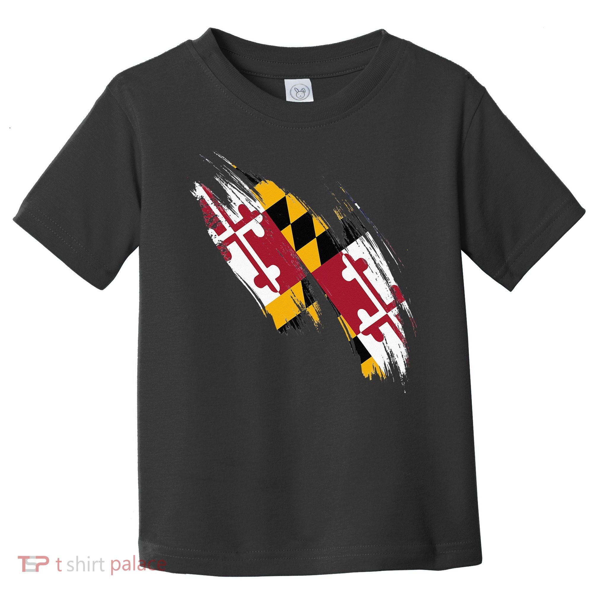 Maryland Flag Marylander Maryland Flag State Pride Toddler T-Shirt