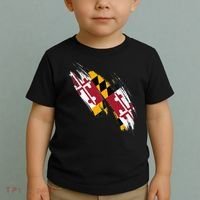 Maryland Flag Marylander Maryland Flag State Pride Toddler T-Shirt thumb 2