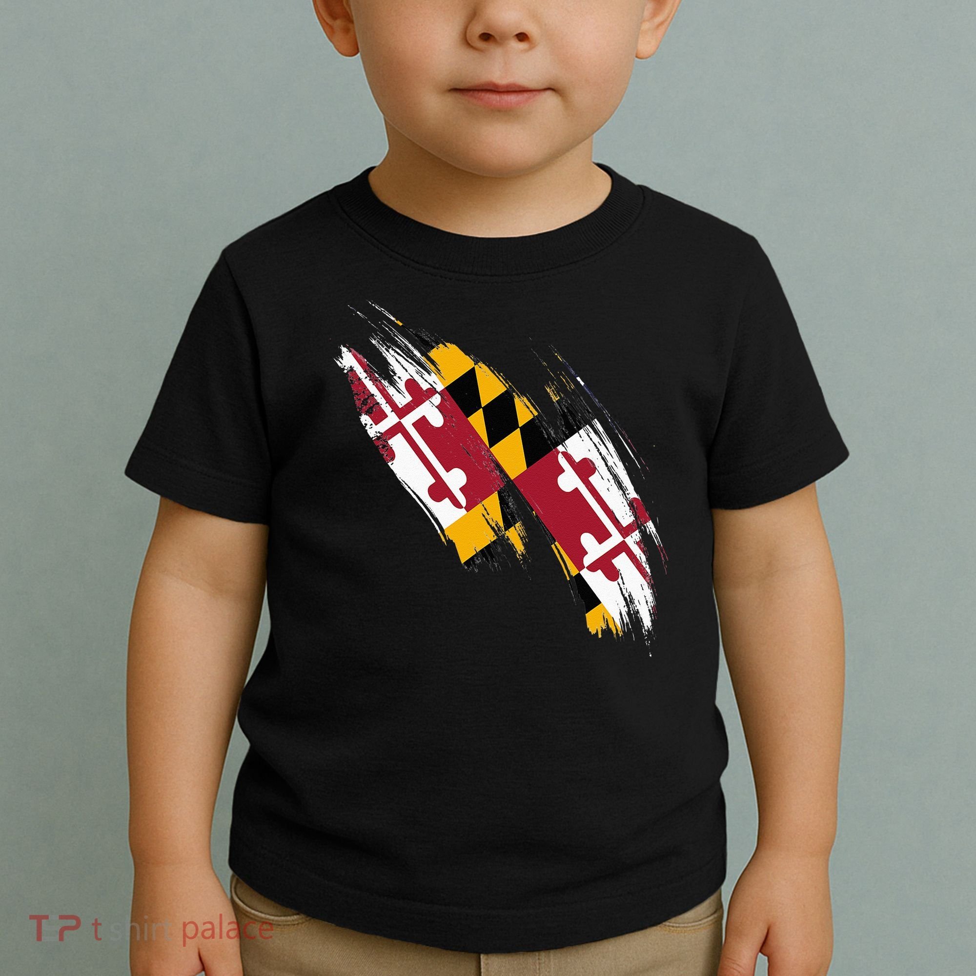 Maryland Flag Marylander Maryland Flag State Pride Toddler T-Shirt