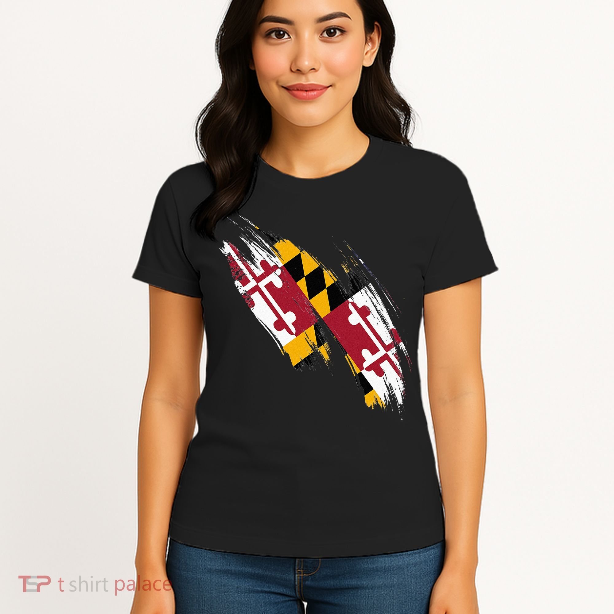 Maryland Flag Marylander Maryland Flag State Pride Women's T-Shirt