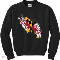Maryland Flag Marylander Maryland Flag State Pride Kids Sweatshirt thumb 0