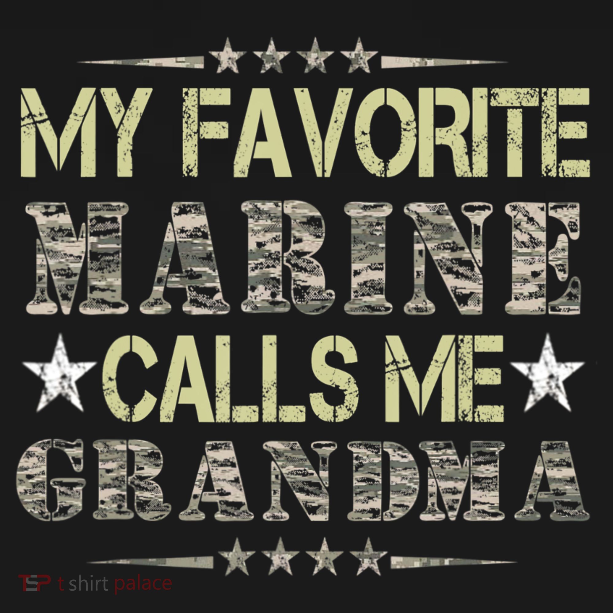 My Favorite Marine Calls Me Grandma, Veteran Day Ornament