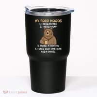 My Four Moods I Need Coffee I Need A Nap Bear Coffee Lover Tumbler thumb 0