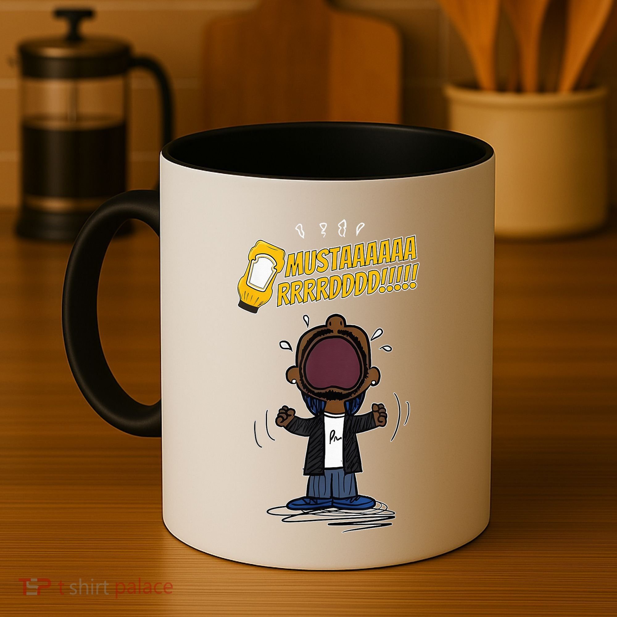 Mustarddd! Funny Mustard Lamar Tv Off Parody Coffee Mug