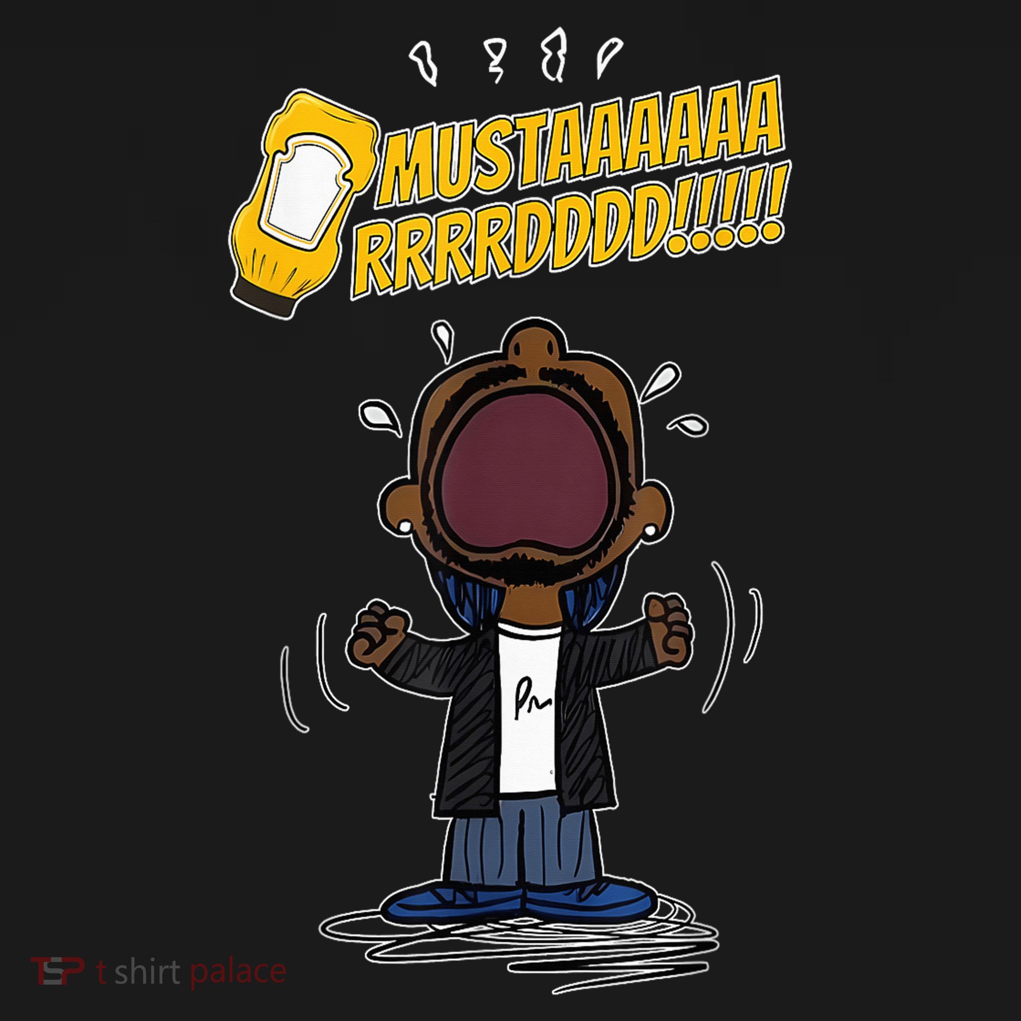Mustarddd! Funny Mustard Lamar Tv Off Parody Ornament