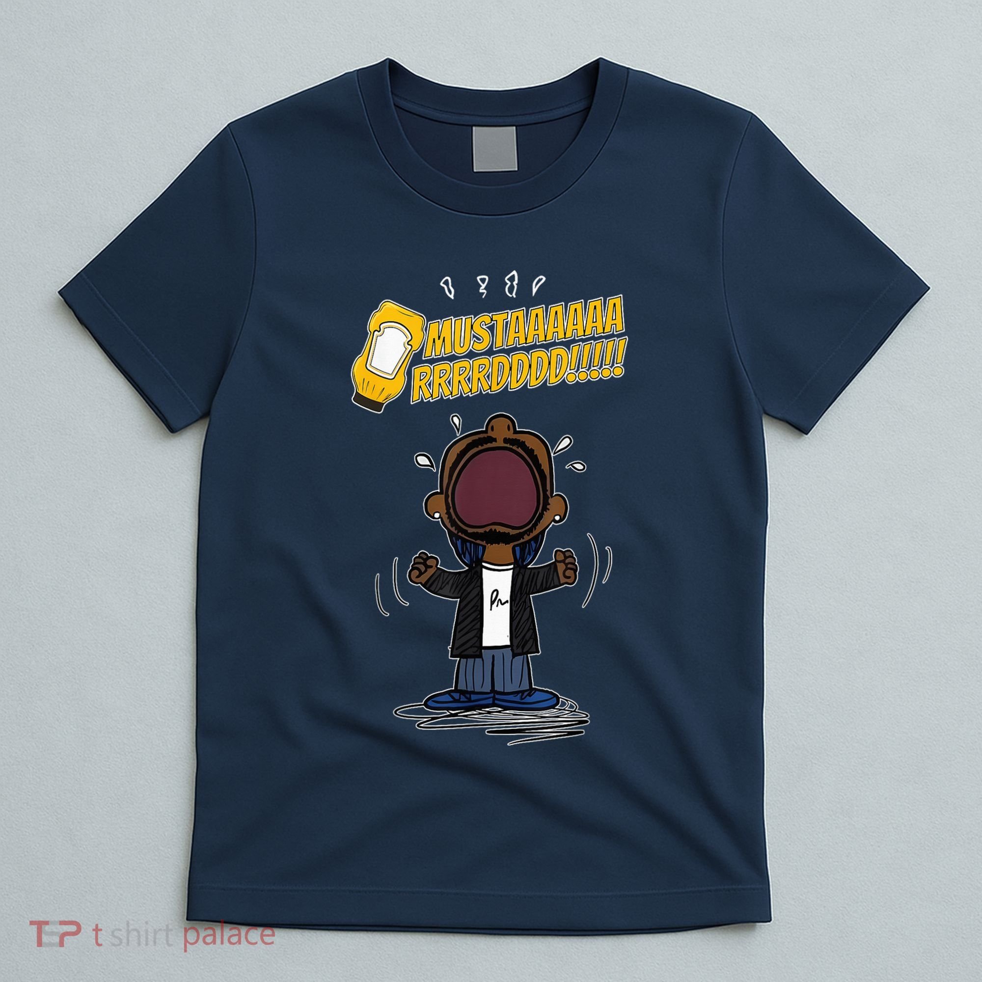 Mustarddd! Funny Mustard Lamar Tv Off Parody T-Shirt