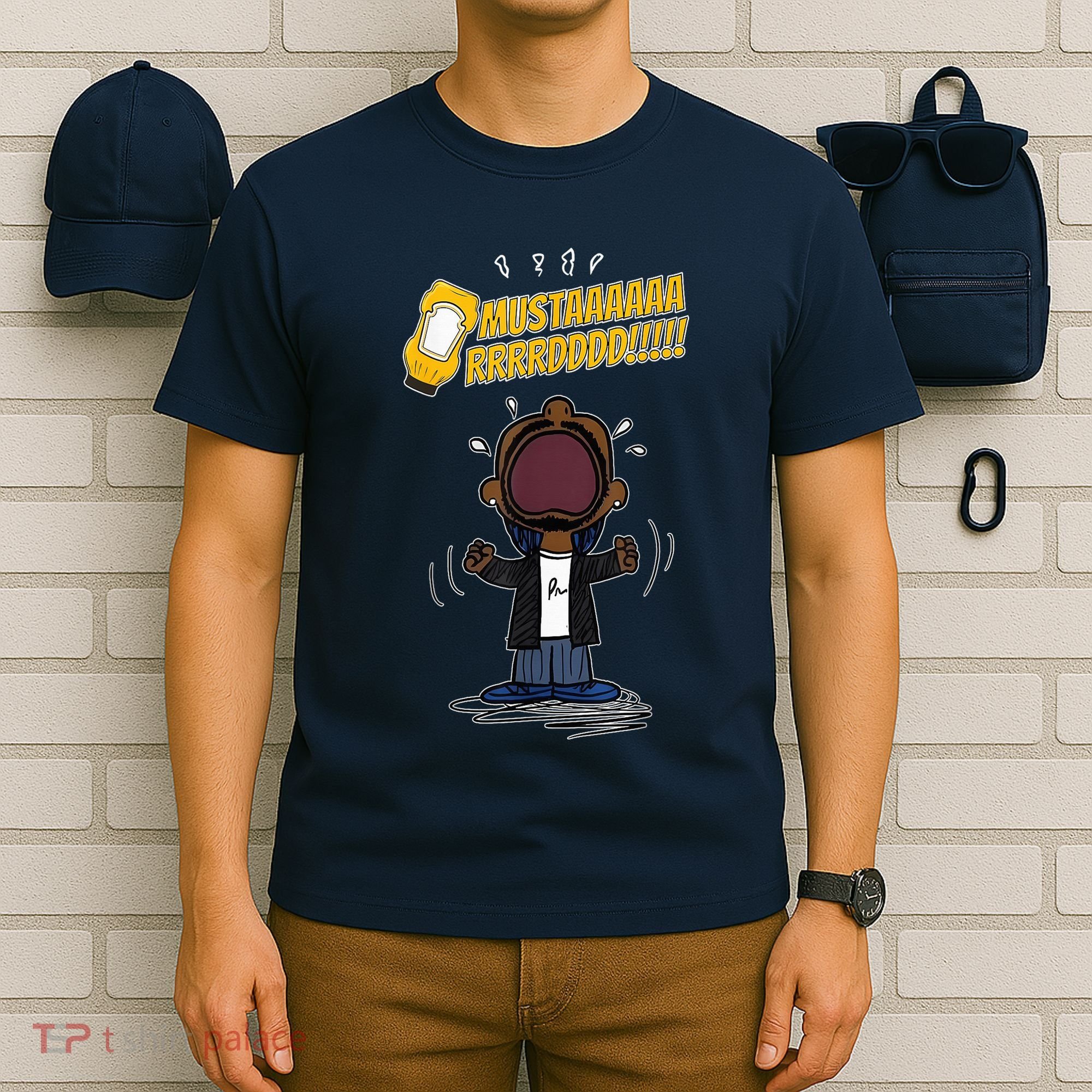 Mustarddd! Funny Mustard Lamar Tv Off Parody T-Shirt